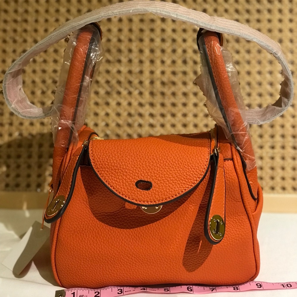 Mini Lindy Inspired Crossbody Leather Sling Bag